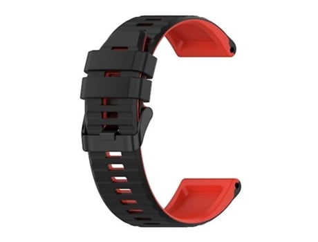 Correa De Reloj Inteligente Para Garmin Instinct, Correa De Silicona De 22Mm, Color Mixto, Negro Y Rojo VENISYMLIS