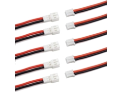 Pieza para Teledirigidos 5 Pares 10 JST-PH 2.0 Cables Conectores Macho y Hembra
