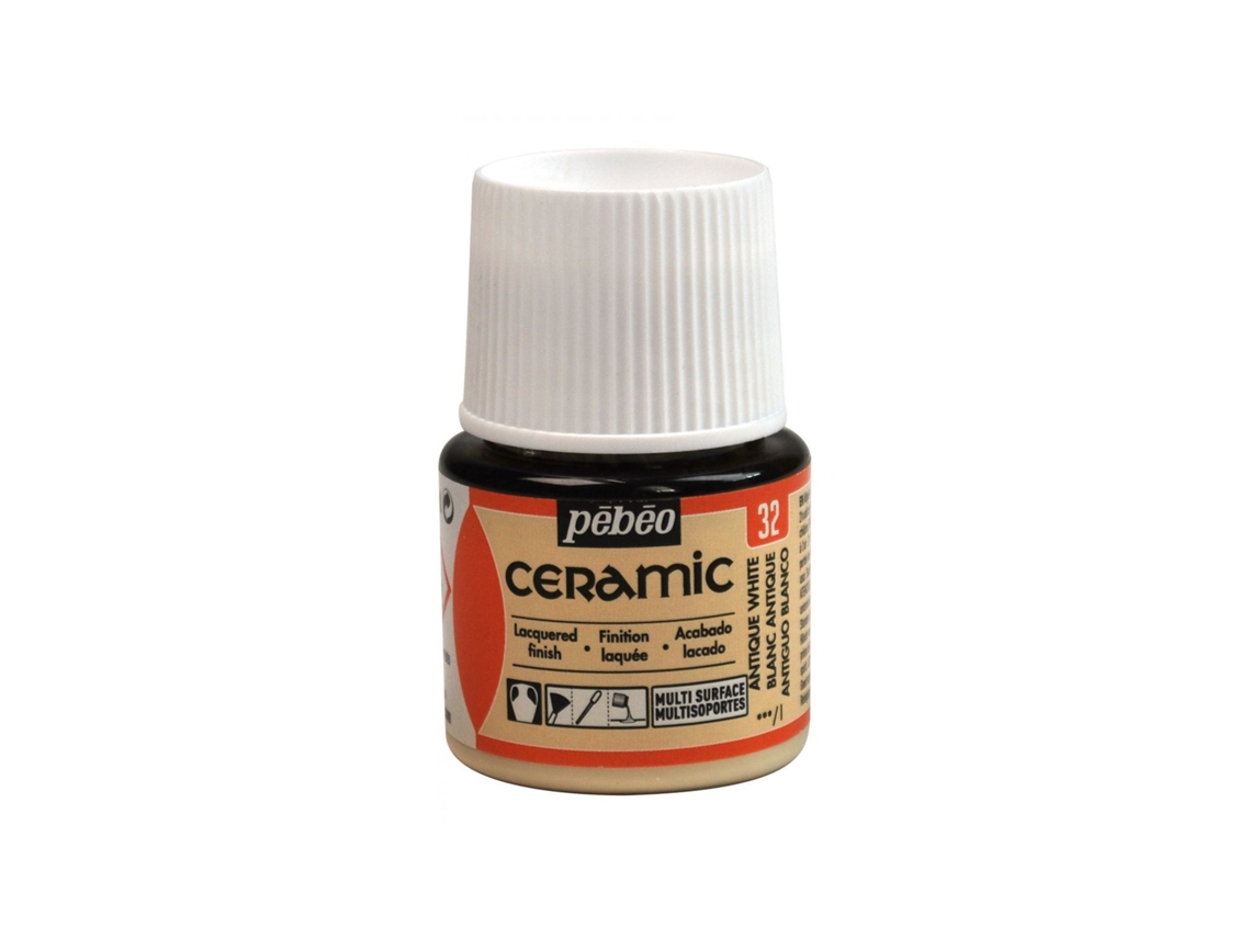 Pintura Multisuperficies y Cerámica Blanco Antiguo PÉBÉO (45 ml)