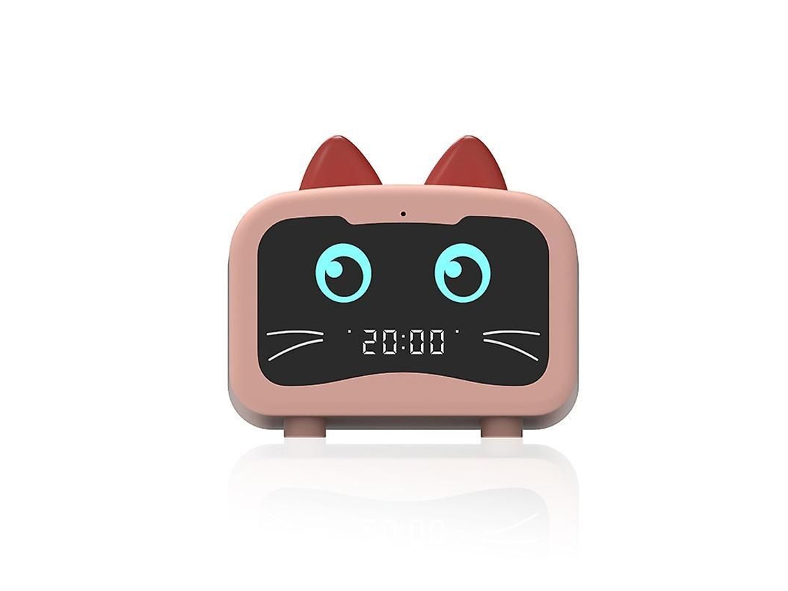 Altavoz Bluetooth 2025 Con Radio Y Led, Recargable, Sonido De Alta Calidad, Color Rosa Gato.