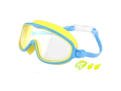Gafas de natación infantiles con montura grande, alta definición, antivaho e impermeables, de silicona. Modelo 7