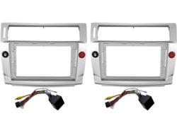 Juego De 2 Paneles Embellecedores Para Radio De Coche Estéreo Dvd Gps Para C-quarter C4 2004–2009