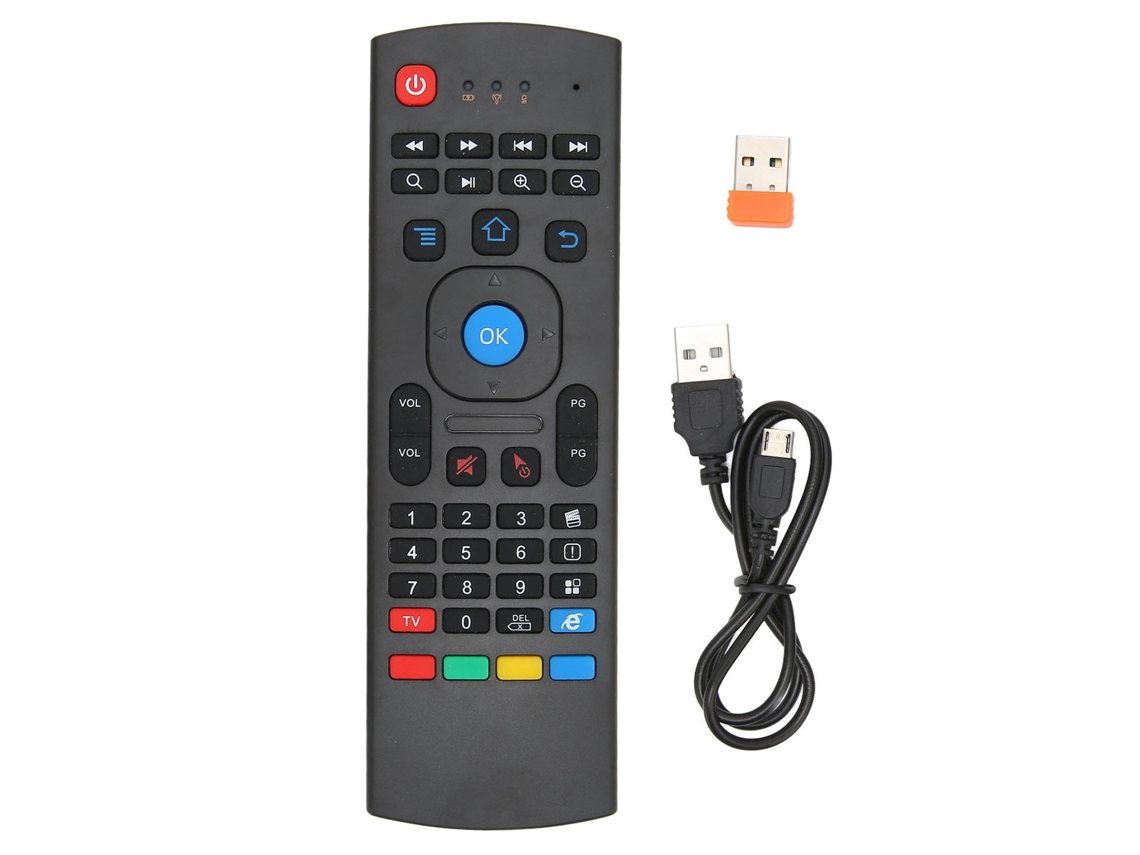 Ratón Inalámbrico, Teclado, Ratón Fly Mouse 2.4g Con Control Remoto Ir Para Android, Pc, Proyector Y Tv.