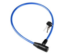 Cable antirrobo para bicicleta con candado y llave, excelente seguridad, azul, Dunlop