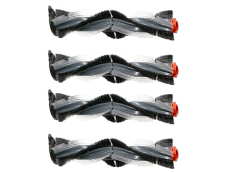 4 piezas aplicables a la serie D D7 / D5 / D3 / D7500 / D8500 / D800 cepillo principal de lana de goma para barredora Neato