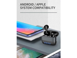 Auriculares Bluetooth inalámbricos verdaderos M308202 Micrófono interno blanco VEANXIN