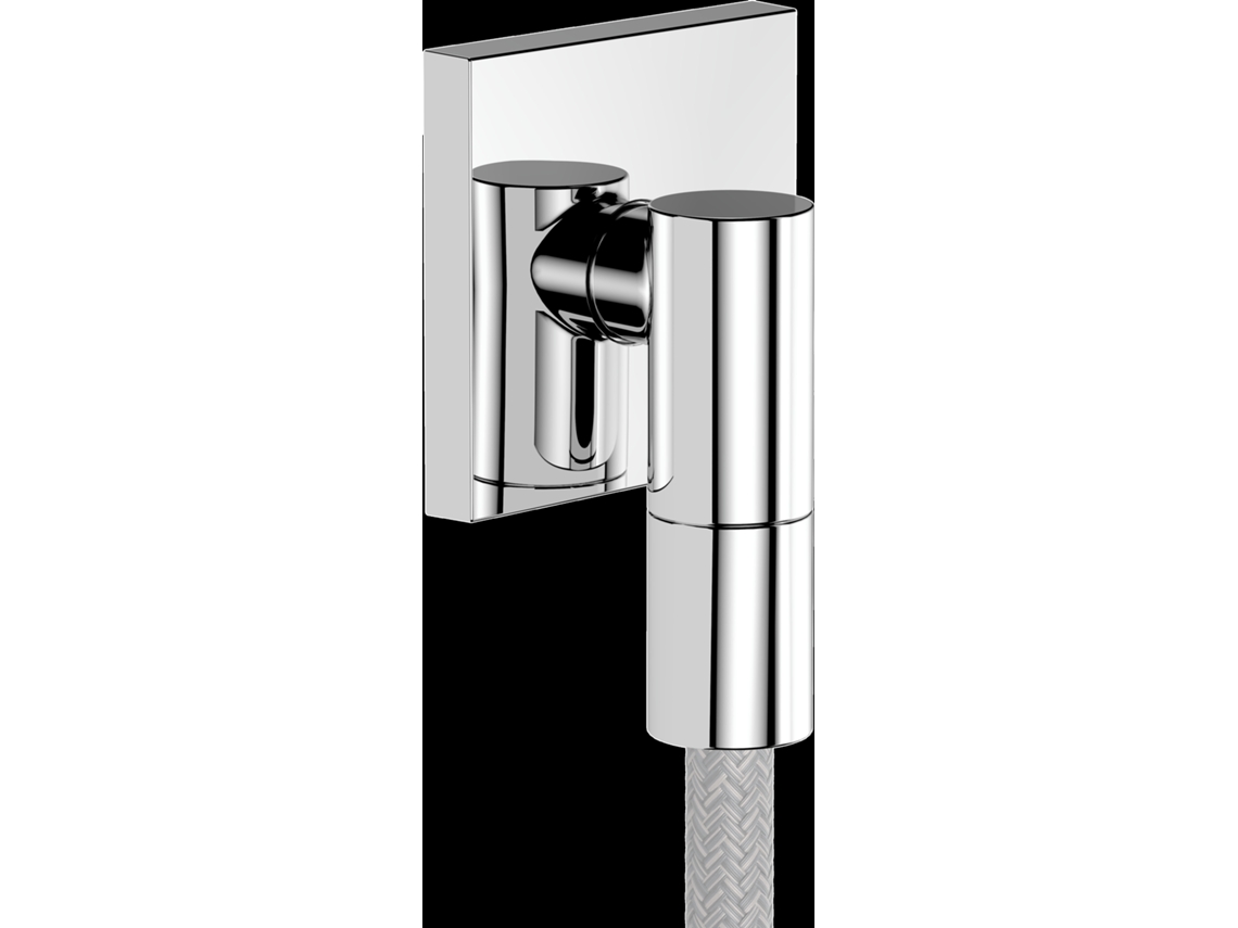 Conexión de pared Fixfit Fine E con seccionador, 28883000, color cromo Hansgrohe
