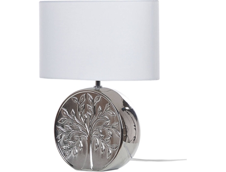 Lámpara de Mesa BELIANI Kherlen (Plateado - E27 - 40 W)