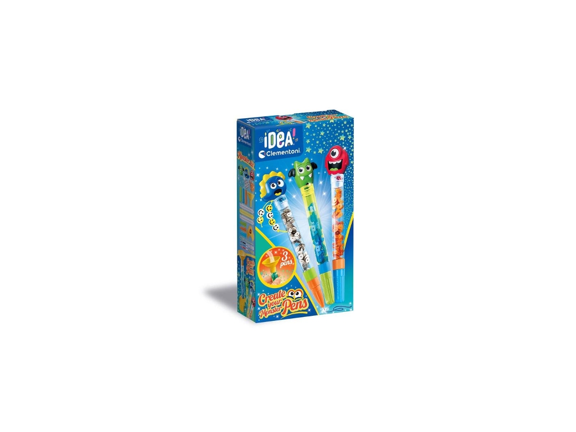 Bolis Monstruos Laboratorio CLEMENTONI Kit 3 Balígrafos 18828 18828