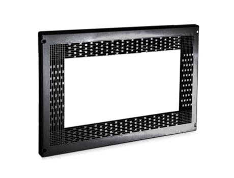 Marco Mueble Microondas 600X400 Negro HERRAJES ALK