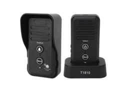 Timbre Con Intercomunicador Inalámbrico Con Alcance De 1500 M, Resistente Al Agua Ip44, 3 Niveles De Volumen Y Audio Nítido.
