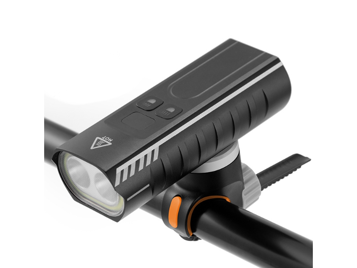 Luces delanteras para bicicleta YIZHOOD 2000 lúmenes con diferentes modos de uso DES1459 (Negro)