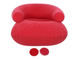 Sillón hinchable con brazos para salón, dormitorio y exteriores.