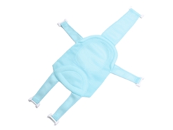 Malla Antideslizante Para Bañera De Bebé, Universal, Con Soporte De 5 Puntos, Azul Claro.