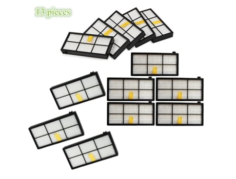 13 unids/lote Robot Kit de filtro Hepa para Irobot Roomba 800 900 Series 870 880 980 filtros de aspiradora accesorios piezas