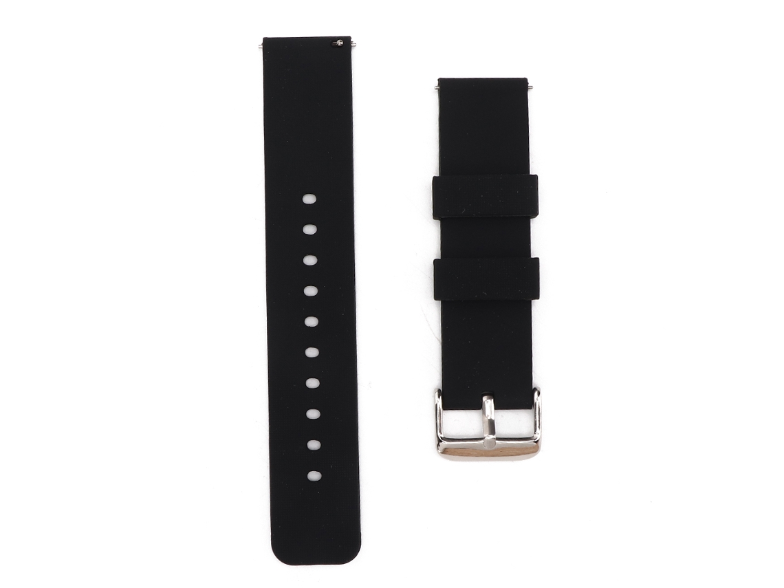 Correa de silicona de 20 mm con liberación rápida para Amazfit Moto S1, color negro