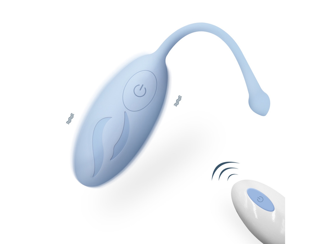 Mini vibrador de control remoto, estimulador de clítoris de punto G femenino (Azul) YIZHOOD