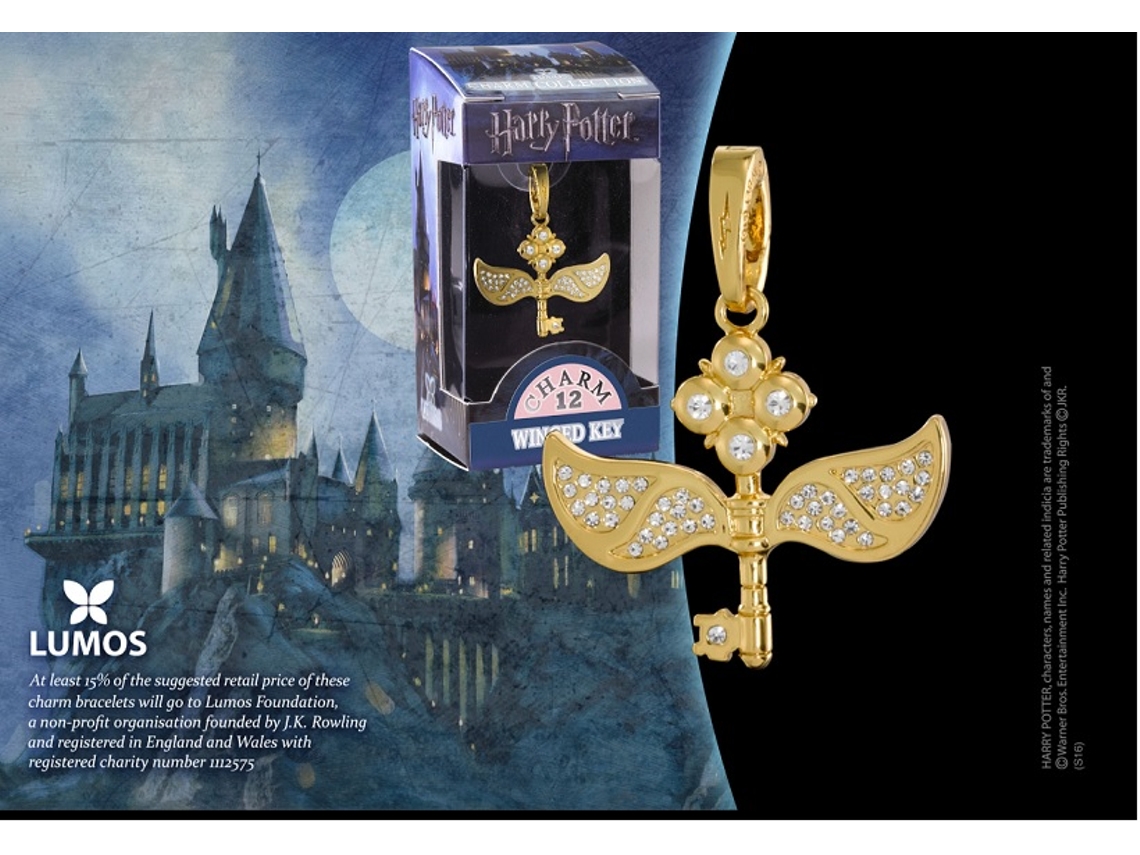 Colgante llave voladora Lumos Harry Potter THE NOBLE COLLECTION