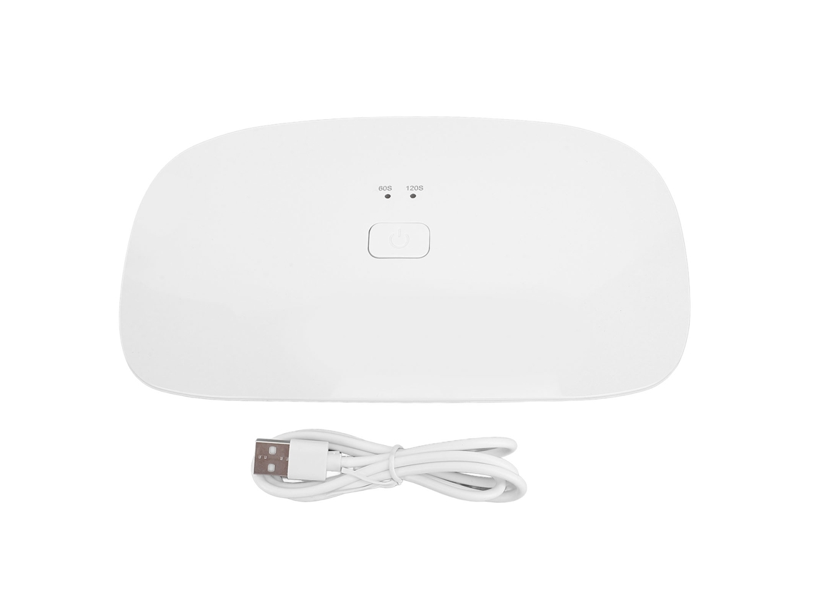 Lámpara De Curado De Resina Uv Con 2 Ajustes De Temporizador (60 S/120 S) Y Fuente De Luz Led Dual Para Manualidades.