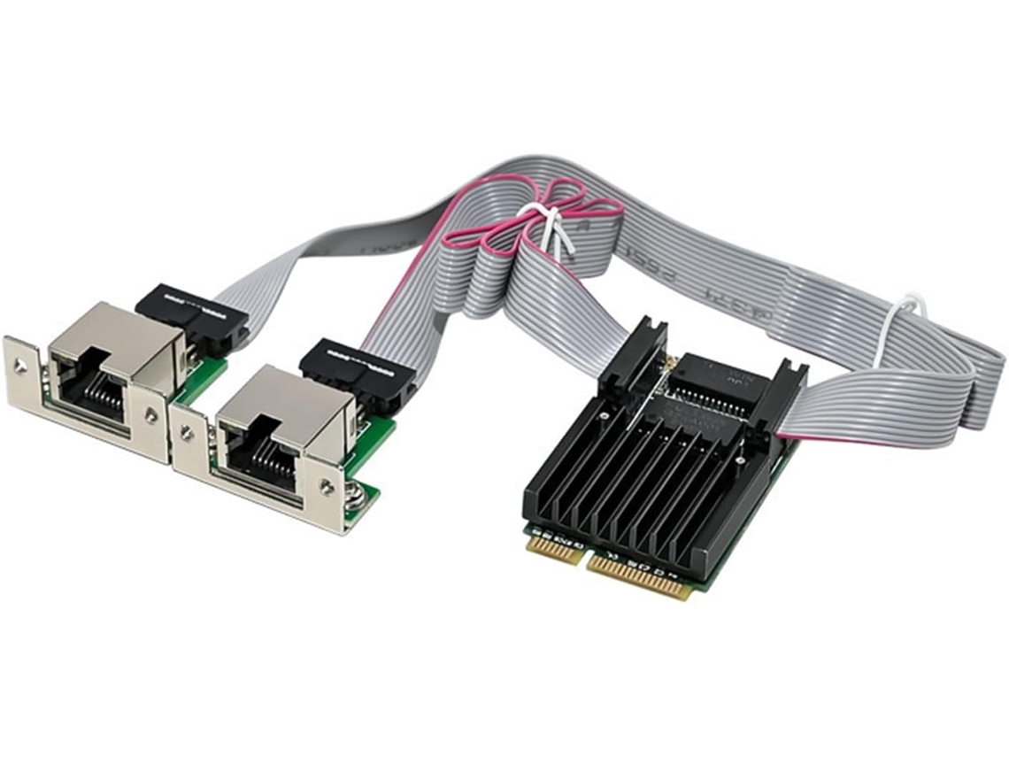 Tarjeta Gigabit Ethernet Small Express Con Puertos Rj45 Para Ordenadores Y Dispositivos Pequeños. Puerto Adaptador De Red Pcie.