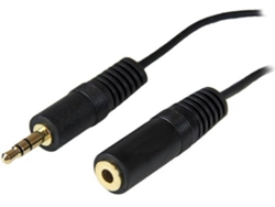 Cable de Audio STARTECH (Jack 3.5mm - 3.7 m - Negro)