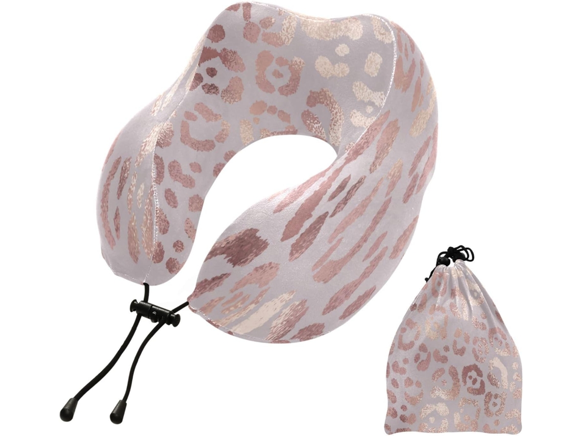 Almohada Viaje Espuma Viscoelástica Poliéster Viscoelástica. Fácilmente Soporte Fácil