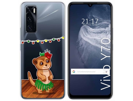 Carcasa Vivo Y70 TUMUNDOSMARTPHONE Dibujos Transparente Multicolor