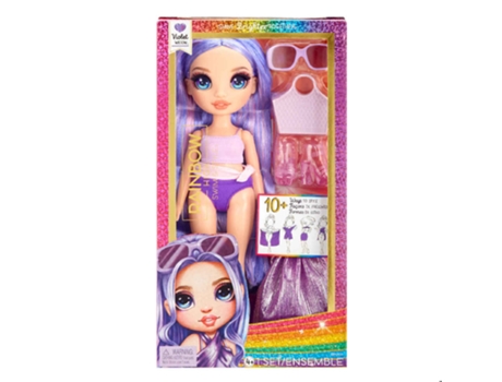 RAINBOW HIGH Muñeca Diversion Bajo El Sol Violet Purple