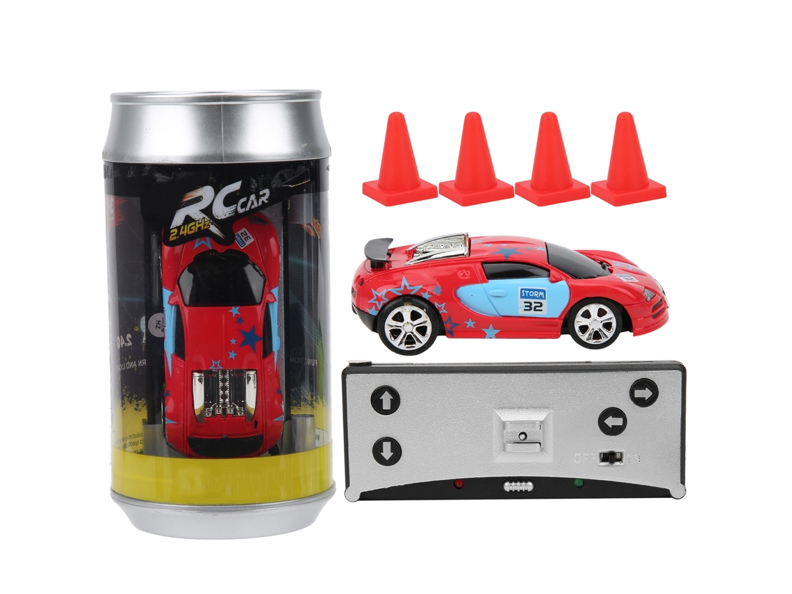 -coche Rc Mini Con Caja De Latón, Inducción De Potencia, Control Remoto Cuadriple Y Modo Dual App, Juguete Para Niños (rojo)