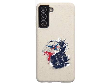 Funda Oficial Dc Comics Liga La Justicia Personajes Tierra Warner Bros Compostable para Samsung Galaxy S21 PHONECASES3D