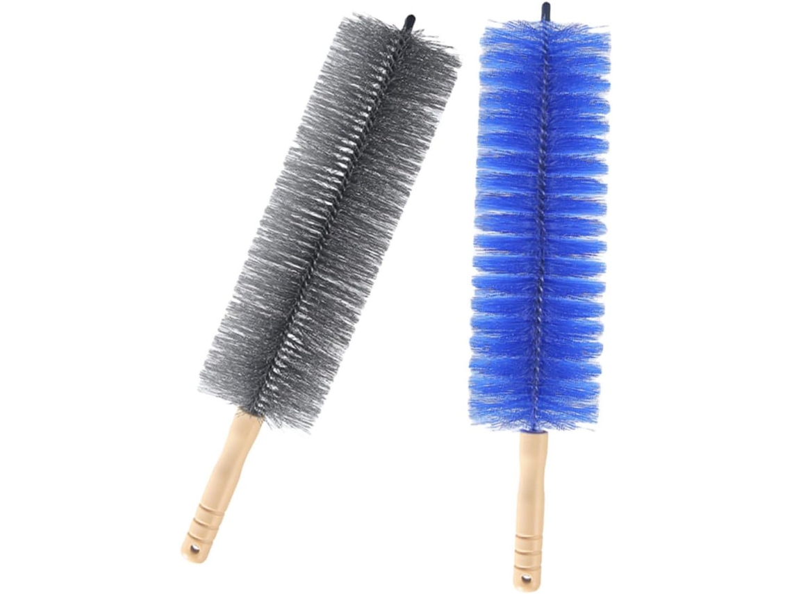 2 Cepillos Flexibles De Microfibra Para Ventiladores Y Colectores De Polvo