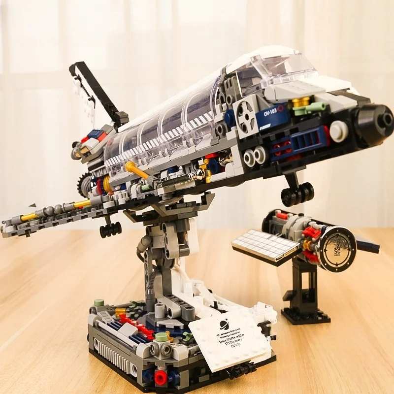 (estilo 3) Set De Bloques De Construcción Stem Con Temática Espacial Para Niños: Modelo Creativo De Montaje Diy