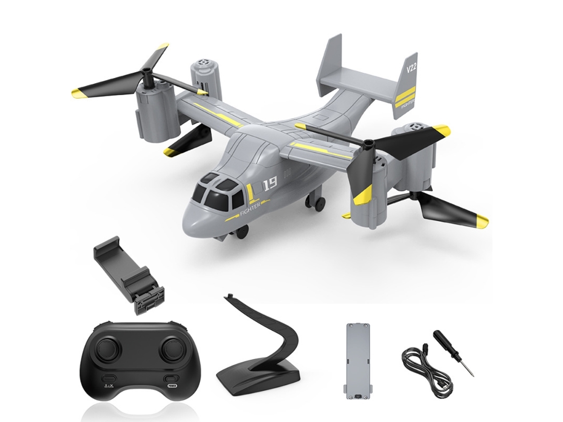 Ats-drone Control Remoto Avión Con Cámara Hd 1080p Modo 2 En 1 Drone Cuadcóptero Rc Regalo Ideal Para Niños