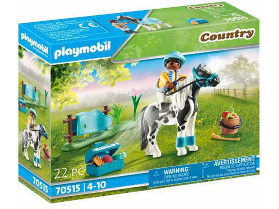 PLAYMOBIL PLAYMOBIL Country: poni coleccionable Lewitzer (Edad Mínima: 4)