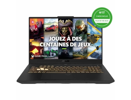 Laptop ASUS TUF707VI-HX043W (16 GB RAM - 512 GB SSD - 17,3" - Azerty Francés - Nvidia Geforce RTX 4070)