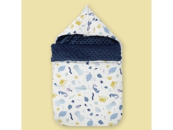 Saco de dormir para cochecito de bebé, cálido saco de dormir de invierno para evitar sobresaltos, con doble cremallera (pulpo 88 x 46 cm)