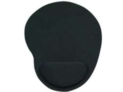 Almohadilla Para Ratón De Tela Negra 20x24x2cm Para Juegos, Oficina Y Computadora Para El Hogar