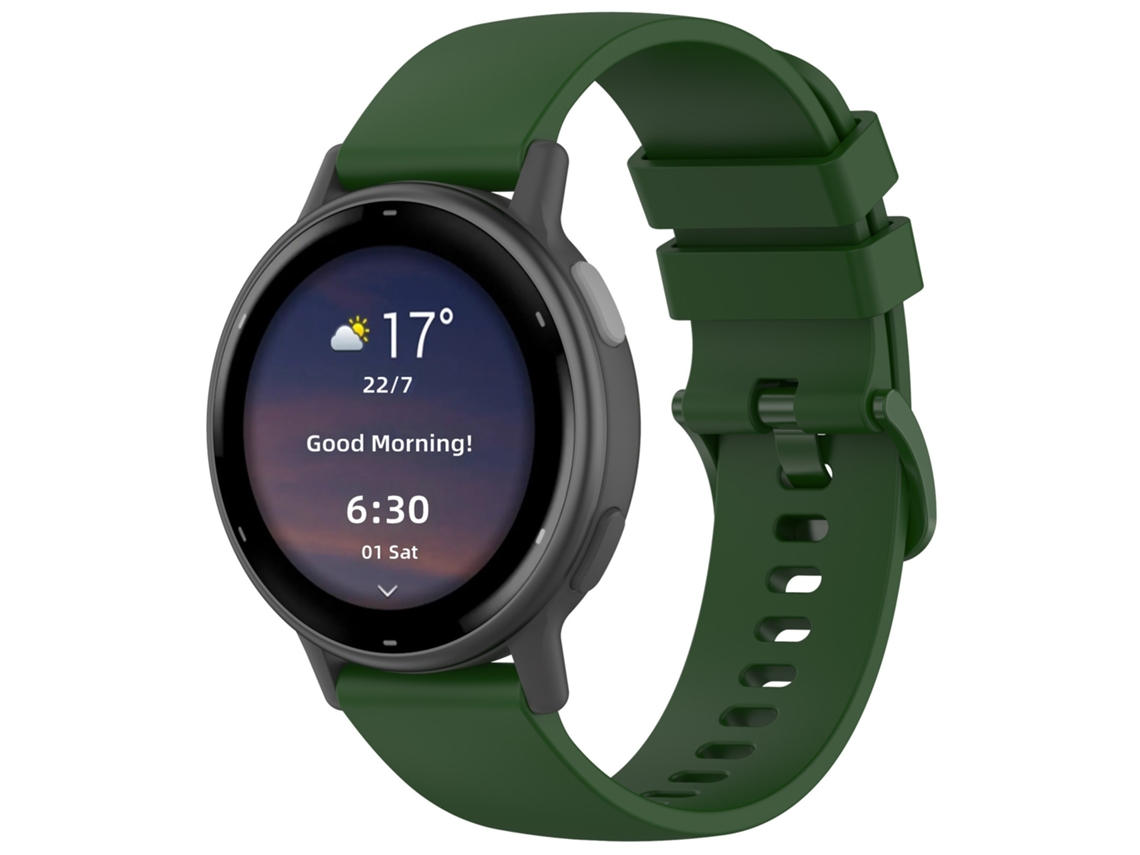 Pulsera de silicona para Garmin Vivoactive 5, 20 mm/22 mm, punta plana CHABERLU