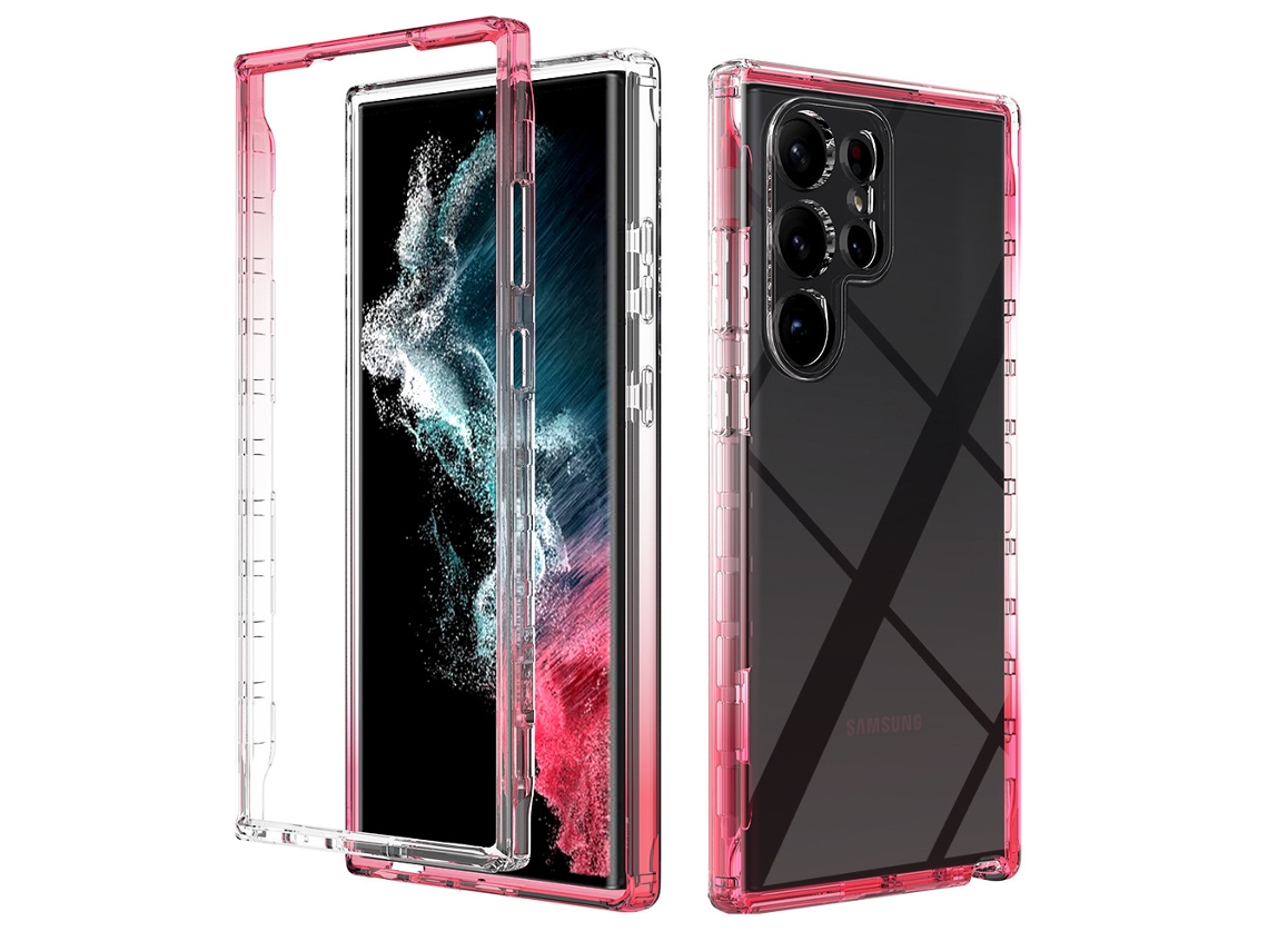 Capa De Celular Com Gradiente De Alta Transparênciavermelho - Samsungsung Galaxy S10