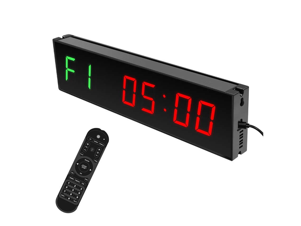 Temporizador Led Digital Para Gimnasio Con Control Remoto Inalámbrico, Temporizador De Cuenta Regresiva, Entrenamiento Por Intervalos, Fitness