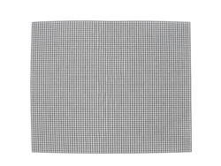 Plancha de barbacoa antiadherente reutilizable para cocina y exterior, 33 x 40 cm, color negro
