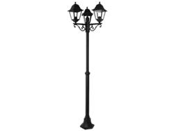 Farol Jardin Con Columna 3 Faroles 2m.