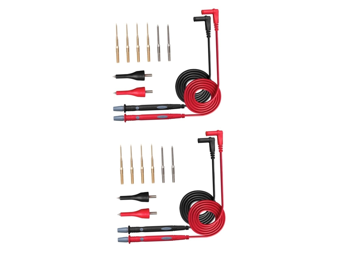 Juego De 2 Comprobadores De Circuitos Eléctricos Pt1010, Multímetro Con Sonda De Aguja Para Prueba De Cables...