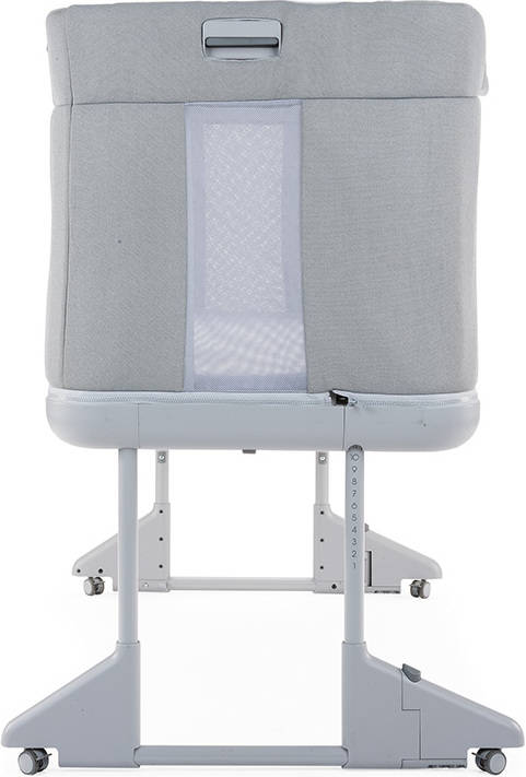 Cunas Mecedoras Marca chicco. modelo next2me forever cool grey de colecho kit arneses gris claro 2 0m+