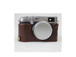 Funda protectora de cuero genuino para cámara Fujifilm X100f Facpoet