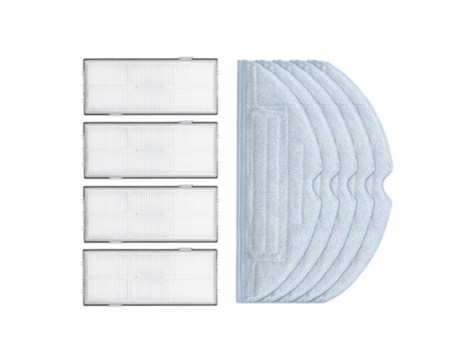 Kit de repuesto de paño de trapo para mopa, Cepillo Lateral de filtro Hepa para Roborock S7 T7S Xiaomi, piezas de Robot aspirador, accesorios