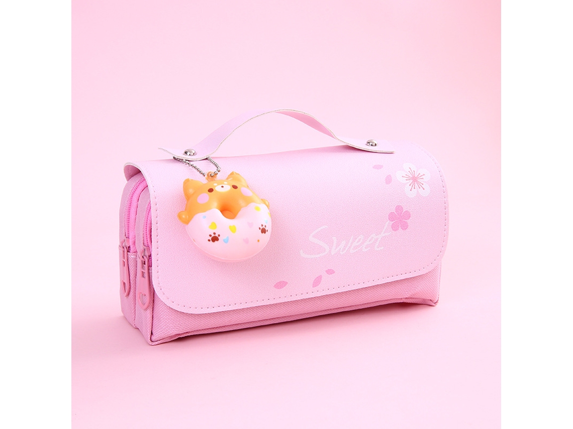 (estilo Rosa 3) Estuche Para Lápices Lindo De Gran Capacidad, Portalápices Creativo De Estilo Coreano, Útiles Escolares Para Niñas