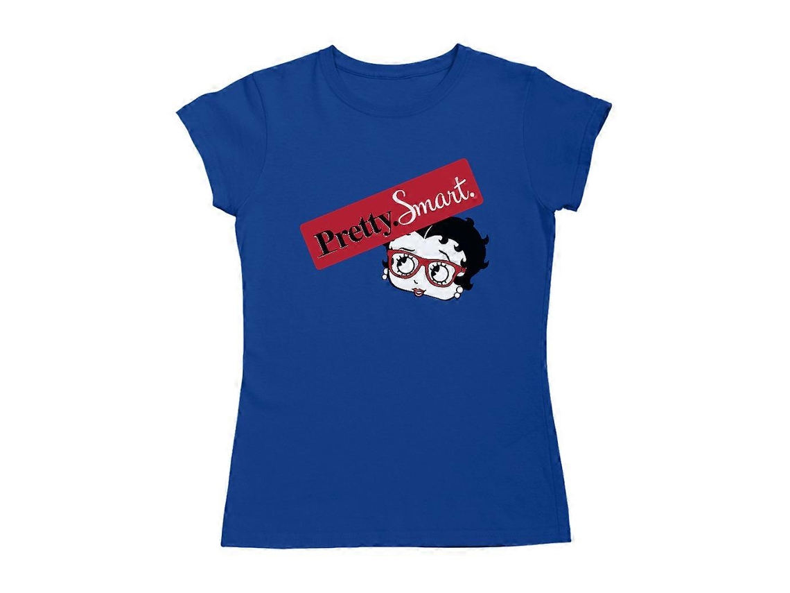 Oculos ofrece una camiseta con estampado de Betty Boop. Hermosa. Inteligente. Femenina.