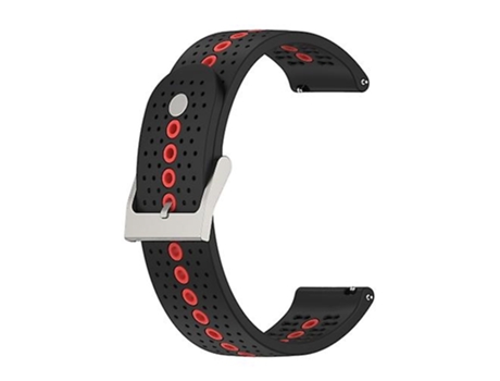 Correa para reloj Garmin Vivomove Style 20mm Correa de silicona Negro Naranja VENISYMLIS