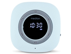 Radio FM de ducha Medion con Bluetooth y ventosa IPX6, color azul